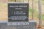 ROBERTSON William Ronald 1946-2008