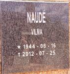 NAUDÉ Vilma 1944-2012