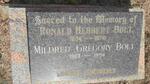 BOLT Ronald Herbert 1904-1970 & Mildred Gregory 1907-1994