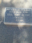 TOIT Cecil Henry, du 1937-1985