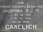CAKELICH Jacomina A.J.M. 1912-1976