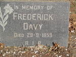 DAVY Frederick -1959