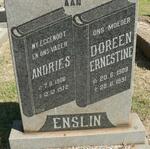 ENSLIN Andries 1900-1972 & Doreen Ernestine 1909-1991