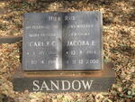 SANDOW Carl F.C. 1910-1984 & Jacoba E. 1914-2000