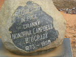 CAMPBELL Honorha nee O'GRADY 1873-1960