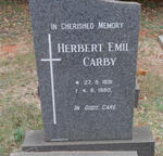 CARBY Herbert Emil 1891-1980