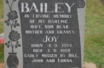 BAILEY Joy 1924-1980
