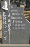 EARDLEY Desmond Sydney 1922-1988