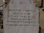HEVER Christoffel Christiaan, van den 1885-1886