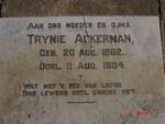 ACKERMAN Trynie 1882-1934