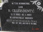 CILLIERS H. 1893-1983