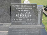 ROBERTSON D.V. 1928-2010 & C.J. DE WET 1932-1981