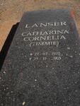 LANSER Catharina Cornelia 1922-2003