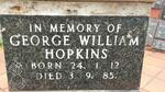 HOPKINS George William 1912-1985