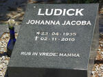 LUDICK Johanna Jacoba 1935-2010