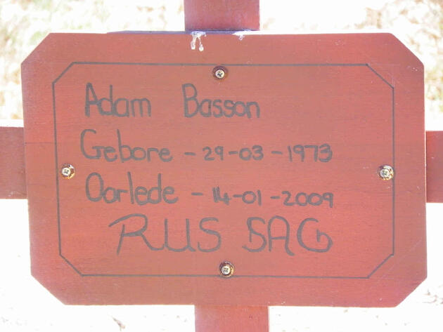 BASSON Adam 1973-2009
