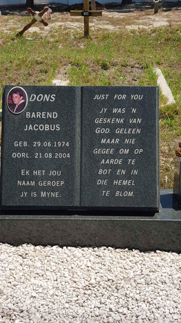 DONS Barend Jacobus 1974-2004
