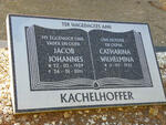 KACHELHOFFER Jacob Johannes 1929-2011 & Catharina Wilhelmina 1932-