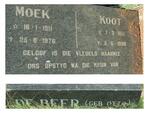 BEER Koot, de 1911-1986 & Moek nee OTTO 1911-1976