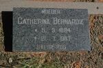 BERNARDIE Catherina 1894-1987