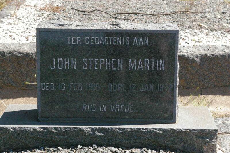 MARTIN John Stephen 1919-1972