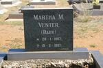VENTER Martha M. 1907-1997