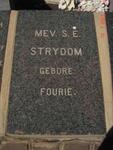STRYDOM S.E. nee Fourie