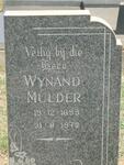 MULDER Wynand 1899-1973