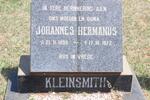 KLEINSMITH Johannes Hermanus 1898-1972