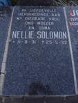 SOLOMON Nellie 1931-1992