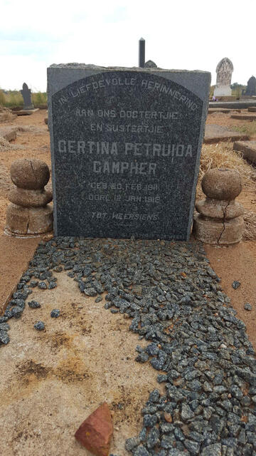 CAMPHER Gertina Petruida 1911-1912