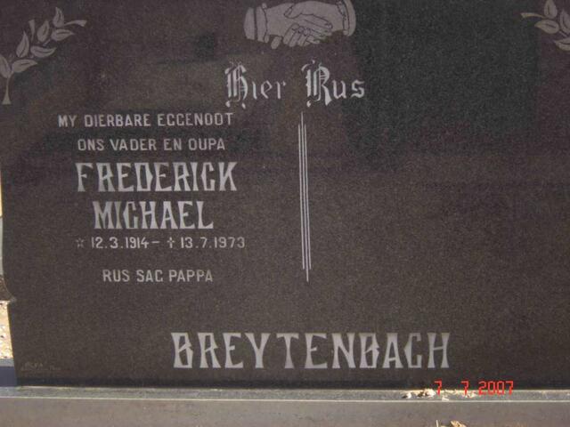 BREYTENBACH Frederick Michael 1914-1973