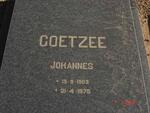 COETZEE Johannes 1903-1975