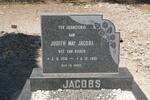 JACOBS Judith May Jacoba nee VAN BOSCH 1918-1981