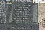 LIEBENBERG Mathys Johannes 1893-1957 & Sophia Louisa KOEKEMOER 1896-1955