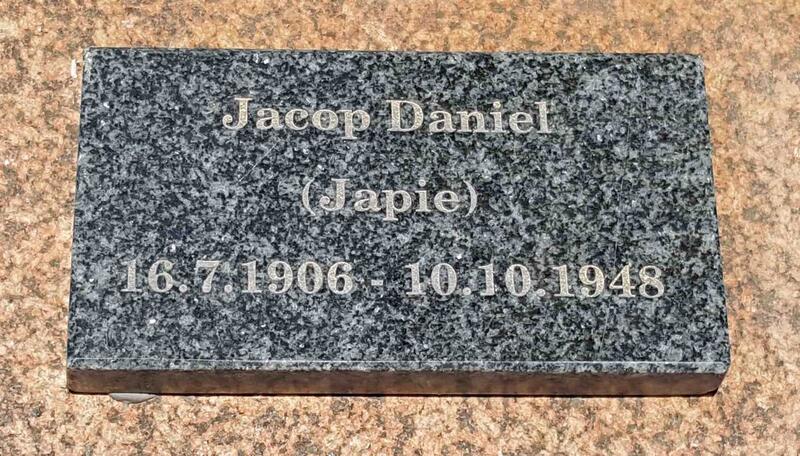 SMUTS Jacop Daniel 1906-1948