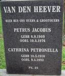 HEEVER Petrus Jacobus, van den 1909-1976 & Cathrina Petronella 1910-1992