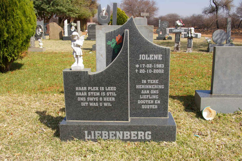 LIEBENBERG Jolene 1983-2002