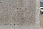 GROBBELAAR Jan 1893-1974 & Hester W. 1897-1949