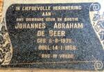 BEER Johannes Abraham, de 1935-1956