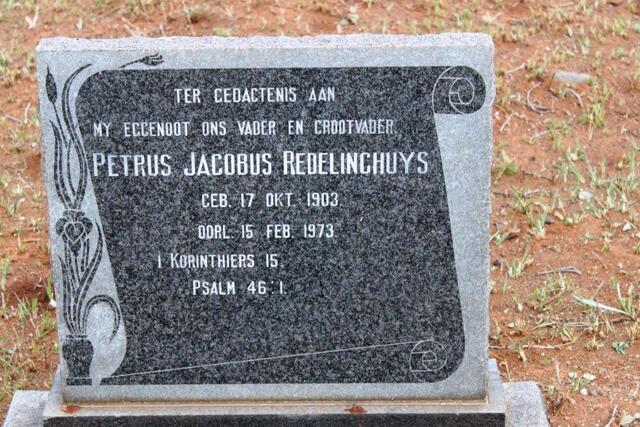 REDELINGHUYS Petrus Jacobus 1903-1973