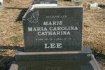 LEE Maria Carolina Catharina 1940-2004