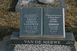 MERWE Ernst Adrian Lodewyk, van de 1916-2006 & Susara Deborah 1931-2014