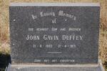 DUFFEY John Gavin 1952-1971