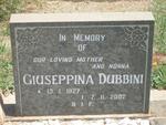 DUBBINI Rodolfo 19121-1973 & Guiseppina 1927-2002