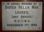 LOUKES Helen May nee DAVIES -1947