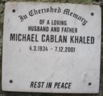KHALED Michael Cablan 1934-2001