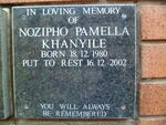 KHANYILE Nozipho Pamella 1980-2002
