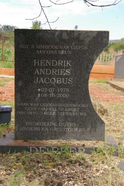 BEER Hendrik Andries Jacobus, de 1975-2000