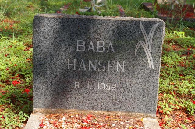 HANSEN Baba -1958